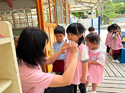 歯科検診の様子